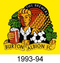 burton albion crest 1993-94