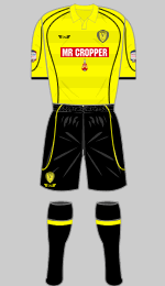 burton albion fc 2012-13 play offs kit