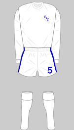 chelsea fc 1965-66 white change kit