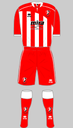 cheltenham town 2010-11 home kit