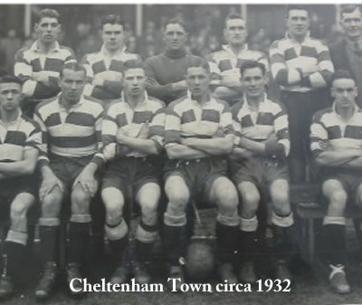 cheltenham town team group circa 1932