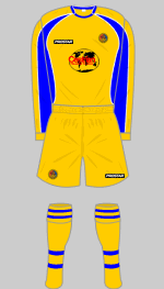 chester city away kit 2008-09