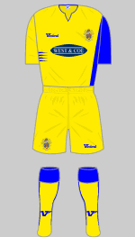 dagenham & redbridge away kit 2010-11