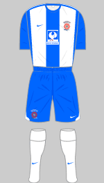 hartlepool united 2009-11 home kit