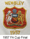 manchester united crest 1957 fa cup final