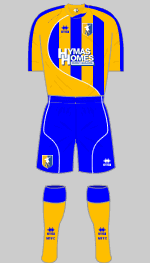mansfield town 2010-11 home kit