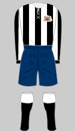 newcastle united 1910 fa cup final kit