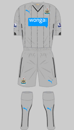 newcastle united 2014-15 change kit