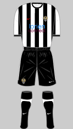 notts county 2010-11 home kit