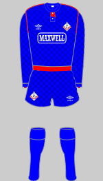 oldham athletic 1988-89 away kit