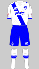 portsmouth fc 2016-17 change kit