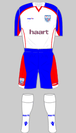 rushden & diamonds 2009-10 kit