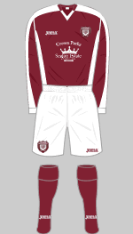 arbroath 2008-09 home kit