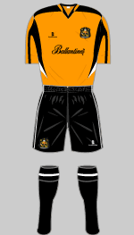 dumbarton 2009-10 home kit