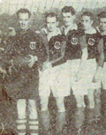 inverness thistle team group circa 1950