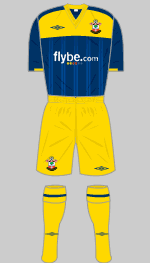 southampton 2009-10 away kit