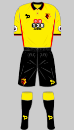 watford 2016-17 1st kit