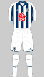 west bromwich albion 2010-11 home kit