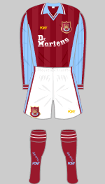 West Ham April 1998-1999 Kit