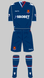 west ham united fc 2012-13 away kit