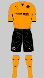 wolverhampton wanderers 2013-14 home kit