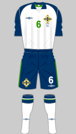 northern ireland 2009-10 away kit