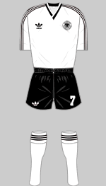 west germany 1984 european championship kit