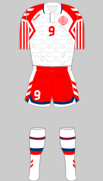 denmark european championships 1992 change kit